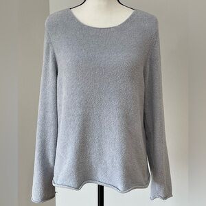J. Jill cozy soft ice blue color sweater in a size medium